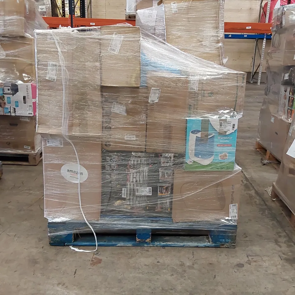 PALLET OF APPROXIMATELY 37 UNPROCESSED RAW RETURN HOUSEHOLD AND ELECTRICAL GOODS TO INCLUDE;