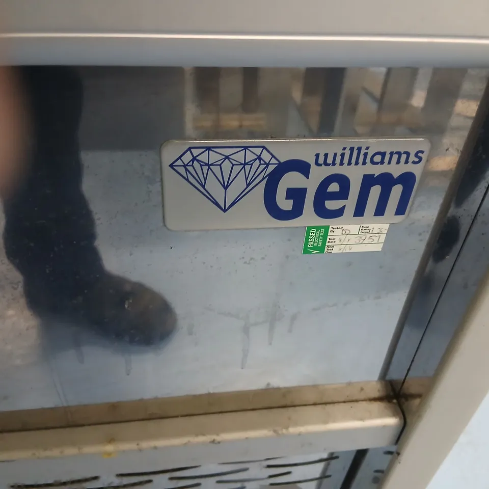 WILLIAMS GEM C125-SCS DISPLAY REFRIGERATOR CABINET