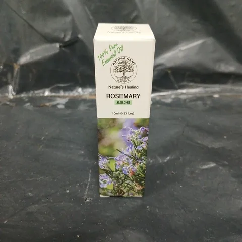 BOX OF APPROXIMATELY 200 NATURES HEALING ROSEMARY ESSENTIAL OILS - OUT OF DATE - COLLECTION ONLY 