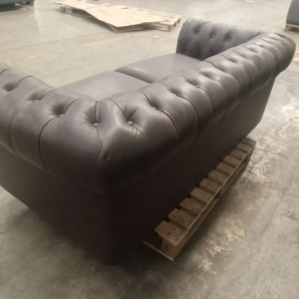 BAKERFIELD 3 SEATER LEATHER/FAUX LEATHER SOFA RRP £1399