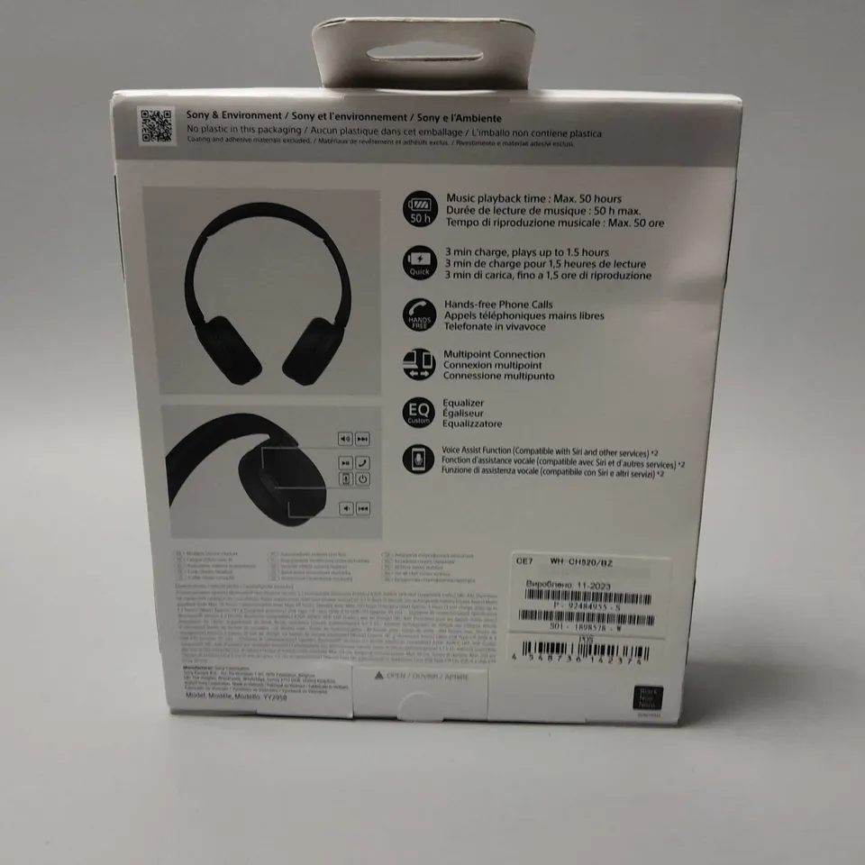 BOXED AND SEALED SONY WH-CH520