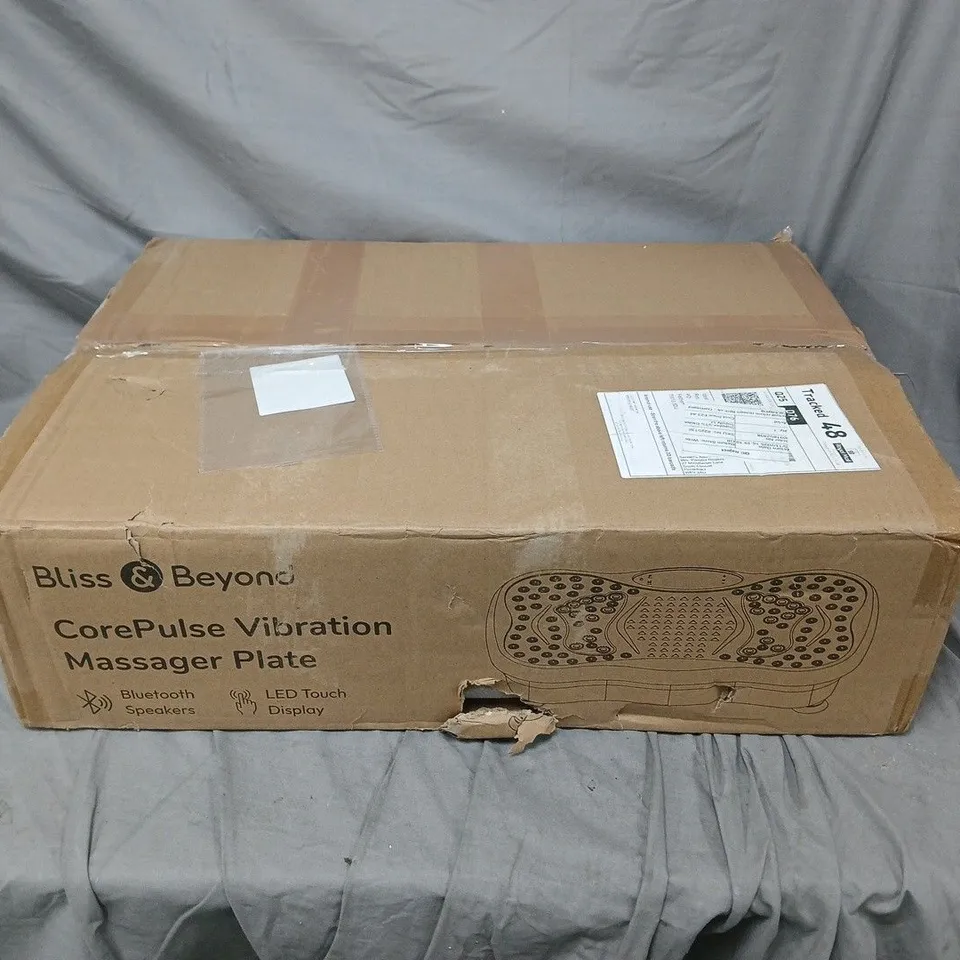 BOXED BLISS & BEYOND COREPULSE VIBRATION MASSAGER PLATE