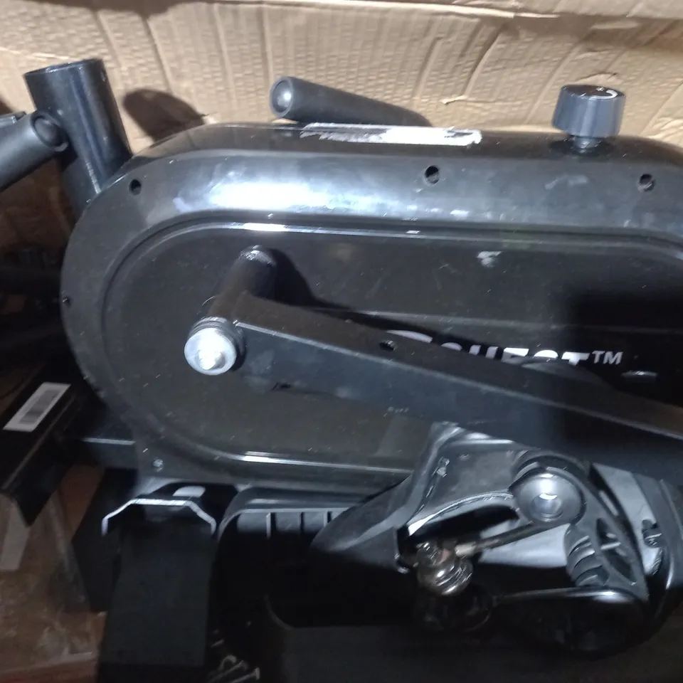 FITQUEST 2 IN 1 ELLIPTICAL STEPPER IN BLACK