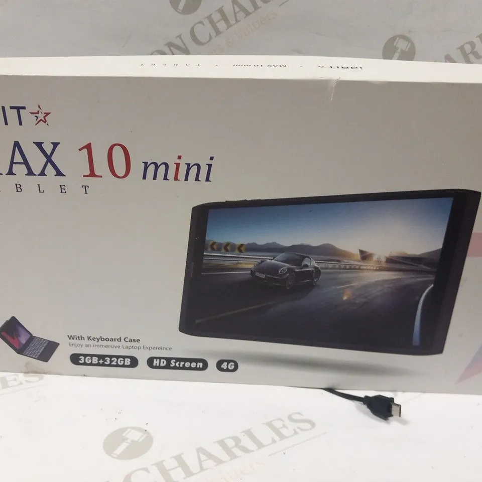 BOXED IBRIT MAX 10 MINI TABLET WITH KEYBOARD CASE