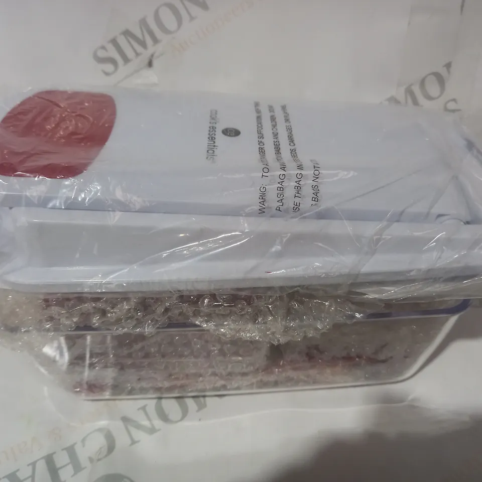 BOXED COOK'S ESSENTIALS CHOPPER 8 SLICE & DICE BLADES IN RED