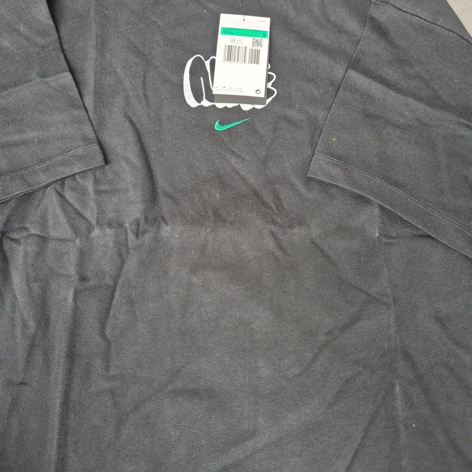 NIKE LOOSE FIT CREW NECK T-SHIRT IN BLACK SIZE XL