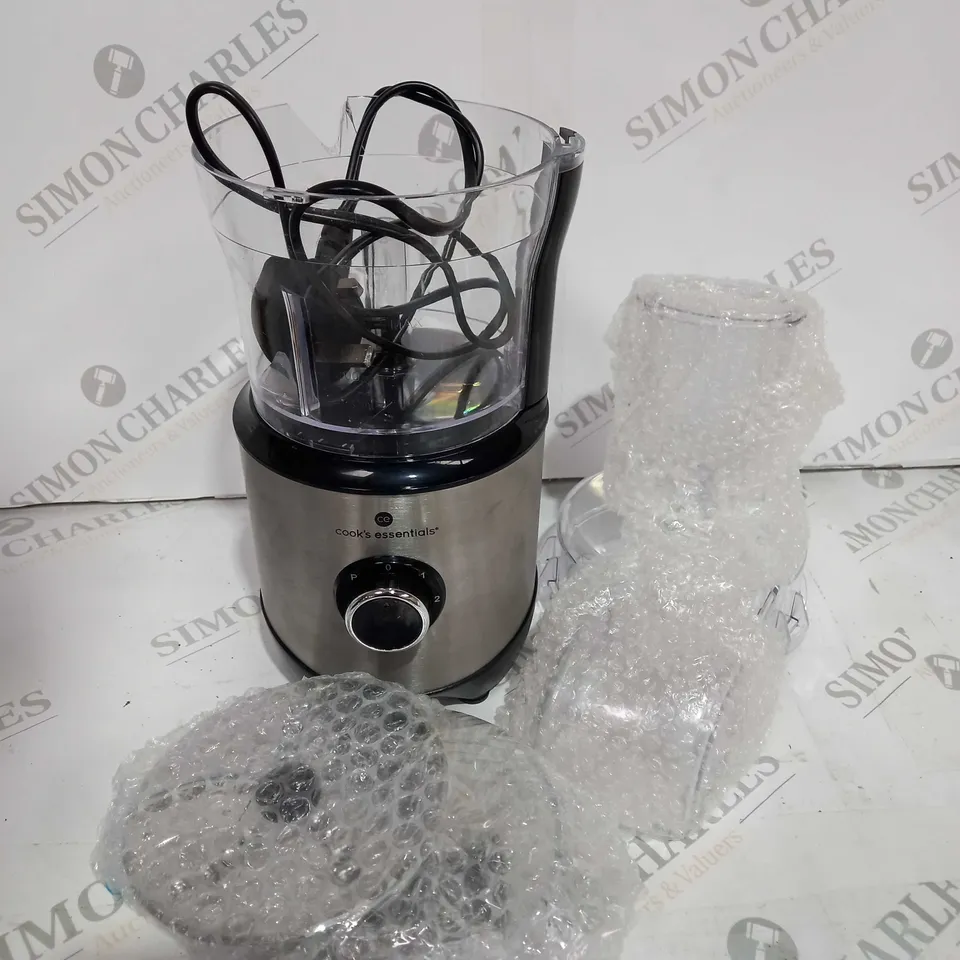 COOK'S ESSENTIALS 400ML COMPACT DOUBLE BLADE FOOD PROCESSOR
