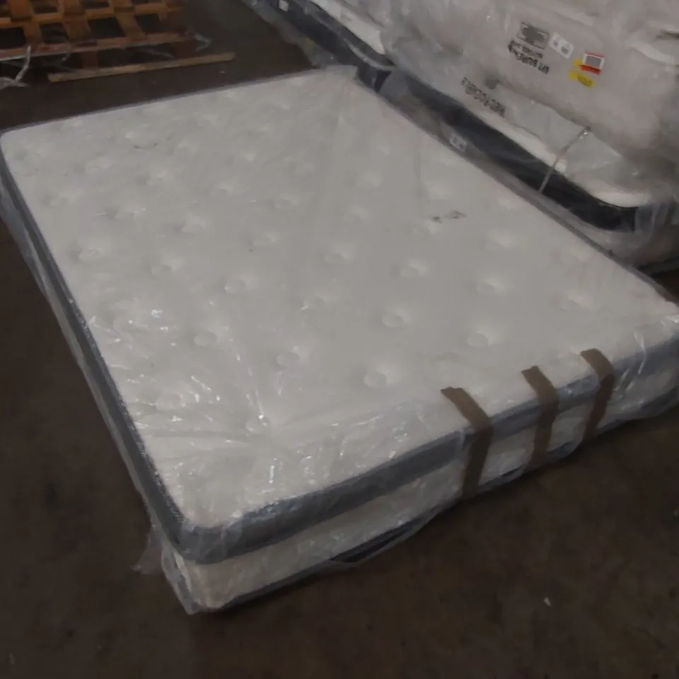 QUALITY BAGGED MURCIA SLEEP PILLOW TOP PORIET SPRUNG MATTRESS - 4'6 DOUBLE