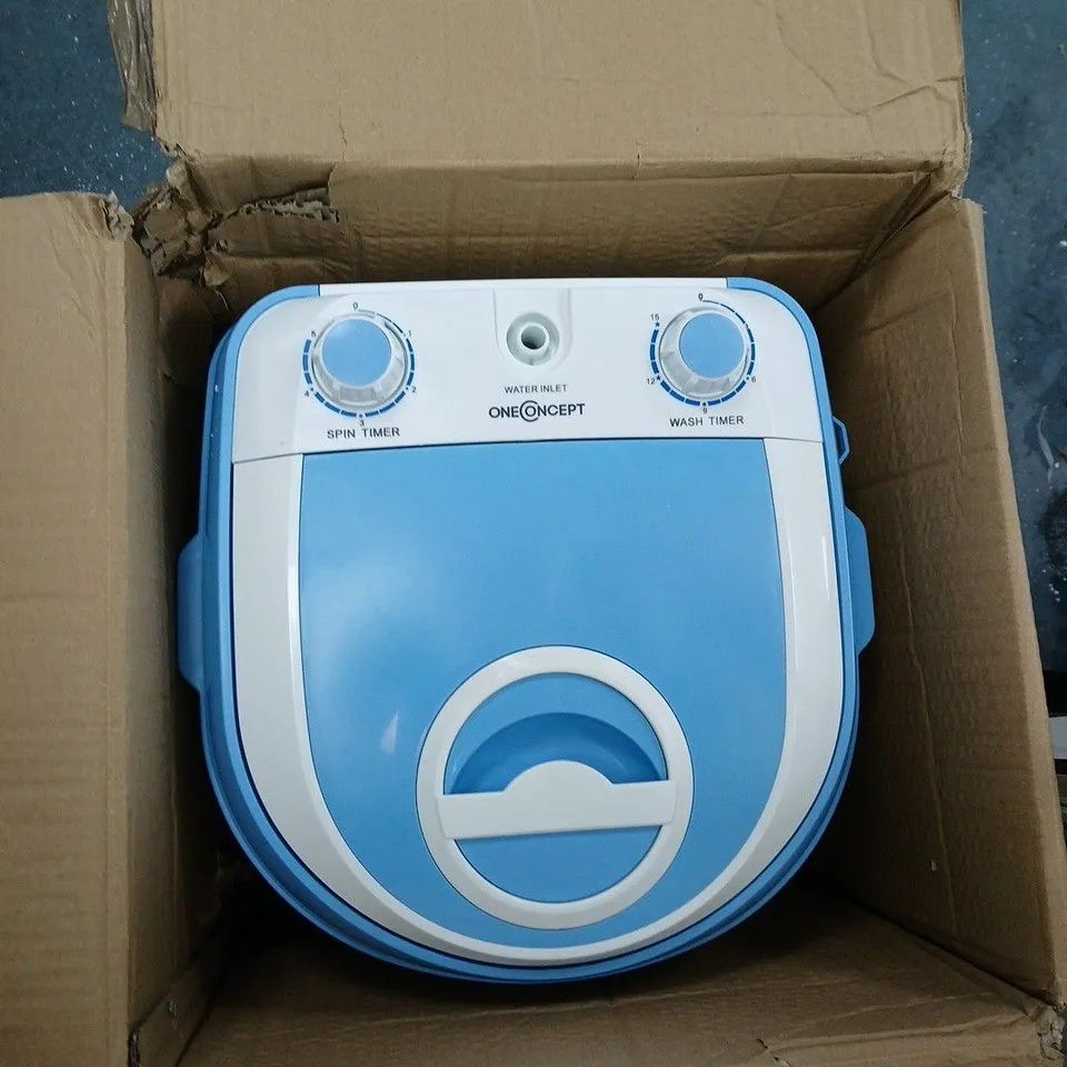 ONECONCEPT PORTABLE WASHING MACHINE – BLUE AND WHITE