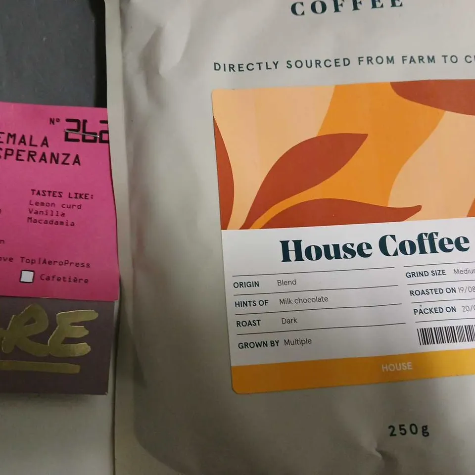 LOT OF 6 ASSORTED PACKS OF COFFEE TO INCLUDE PACT, SQUARE MILE AND RAVE