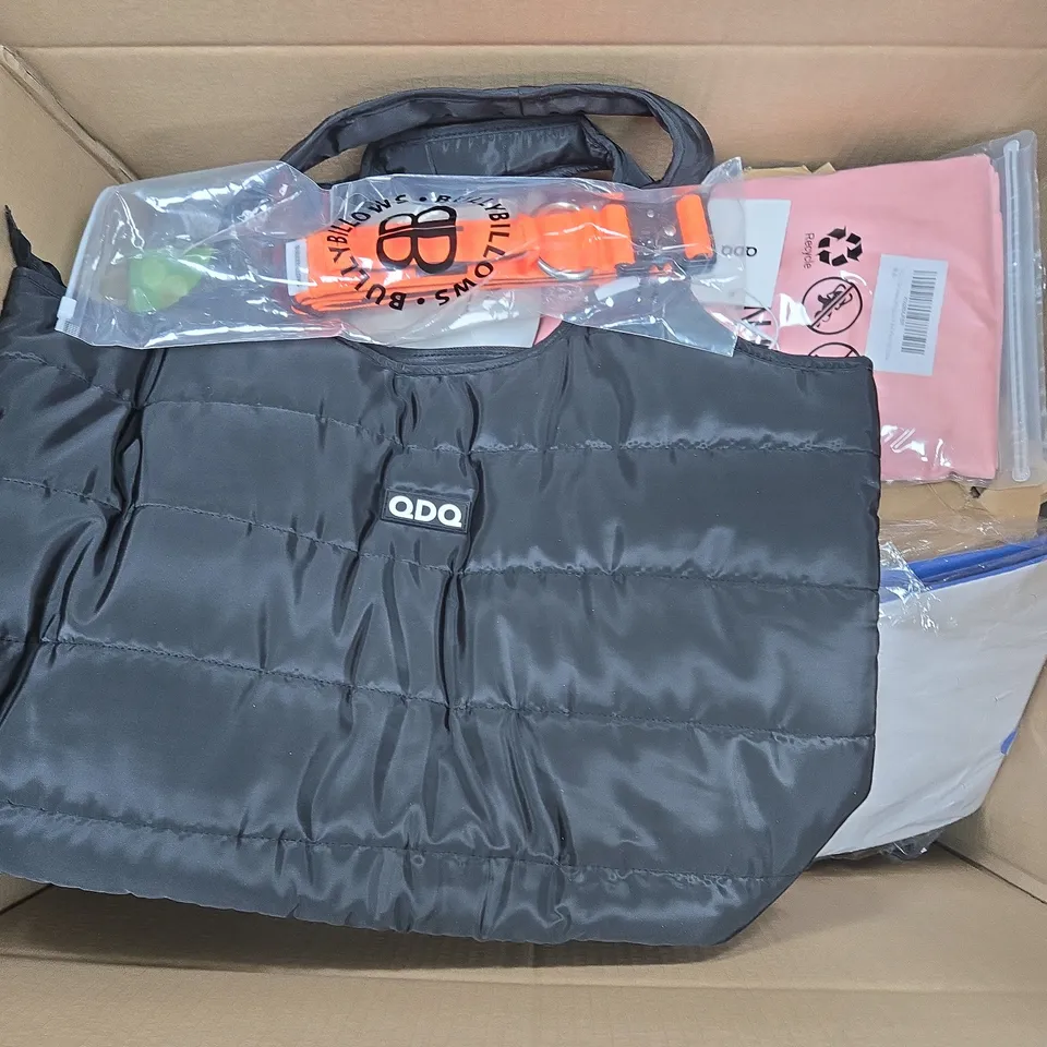 APPROXIMATELY 15 ASSORTED HOUSEHOLD PRODUCTS TO INCLUDE UNIGLOVES SINGLE USE EXAMINATION GLOVES, KLEENEX TISSUES, BULLYBILLOWS COLLAR, ETC - COLLECTION ONLY