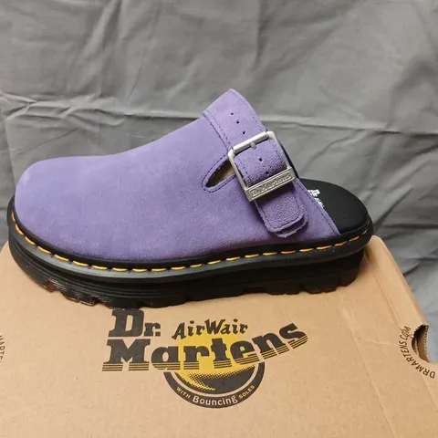 DR. MARTENS ZEBZAG MULE TWILIGHT PURPLE – SUEDE (UK 5 / EU 38 / US 6 / US 7)