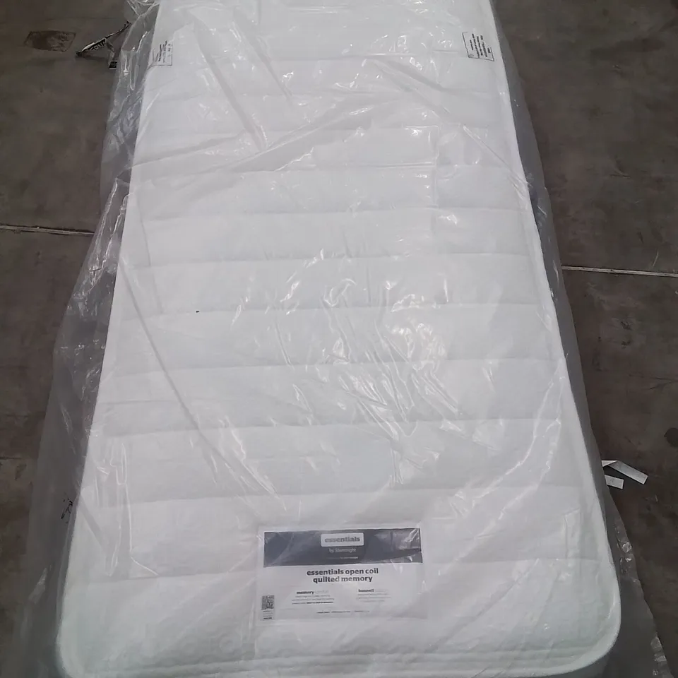 QUALITY BAGGED ESSENTIALS BY SILENTNIGHT OPEN COIL SINGLE MATTRESS 