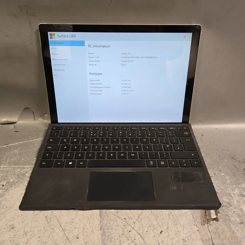 MICROSOFT SURFACE PRO 5