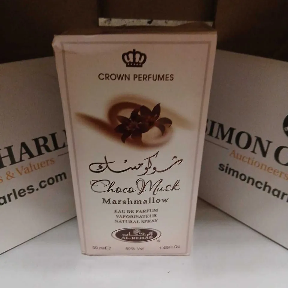 BOXED CROWN PERFUMES CHOCO MUSK MARSHMALLOW EAU DE PARFUM 50ML