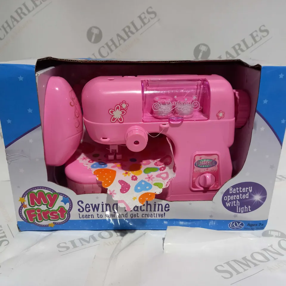MY FIRST SEWING MACHINE TOY AGES 7+ LEARN TO SEW