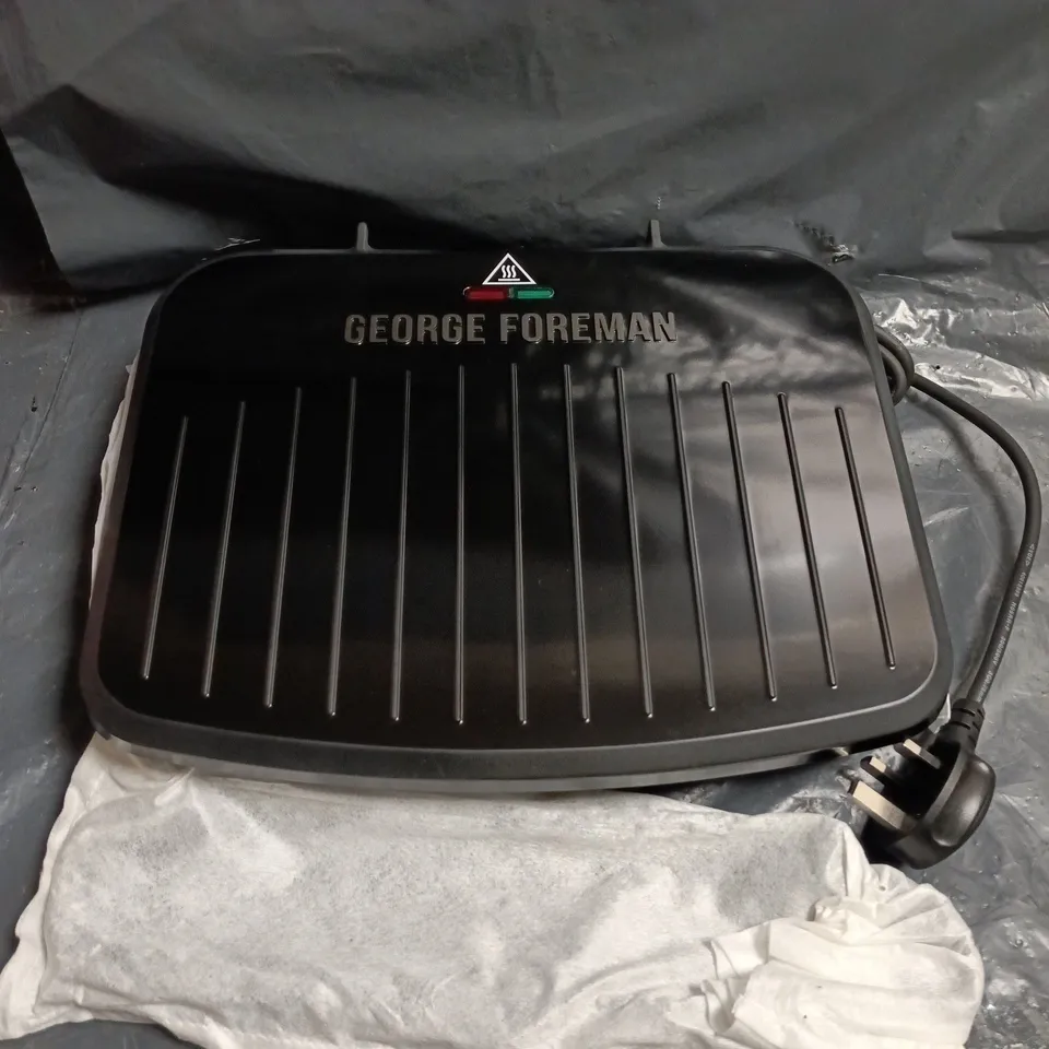 BOXED GEORGE FOREMAN ELECTRIC GRILL 