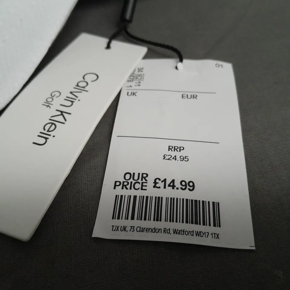 CALVIN KEIN GOLF WHITE BASEBALL CAP