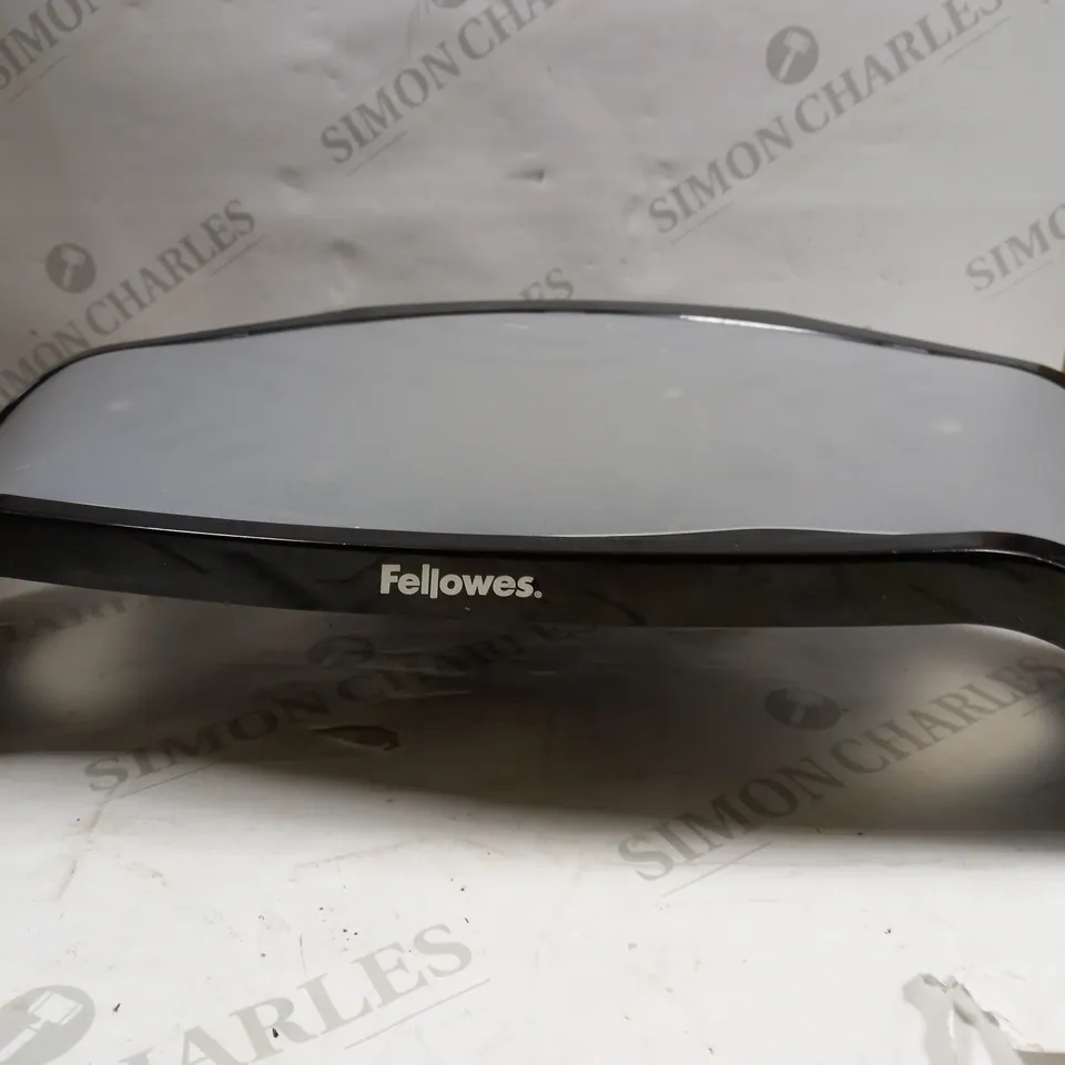 BOX OF APPROXIMATELY 25 ASSORTED FELLOWES MONITOR STANDS