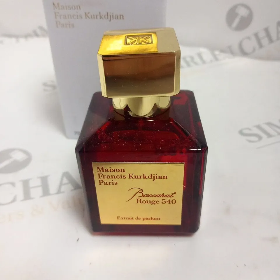 BOXED MAISON FRANCIS KURKDJIAN BACCARAT ROUGE 540 EXTRAIT DE PARFUM TESTER 70 ML