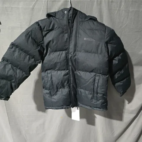 MOUNTAIN WAREHOUSE KIDS' PUFFER JACKET, BLACK, AGE 7-8