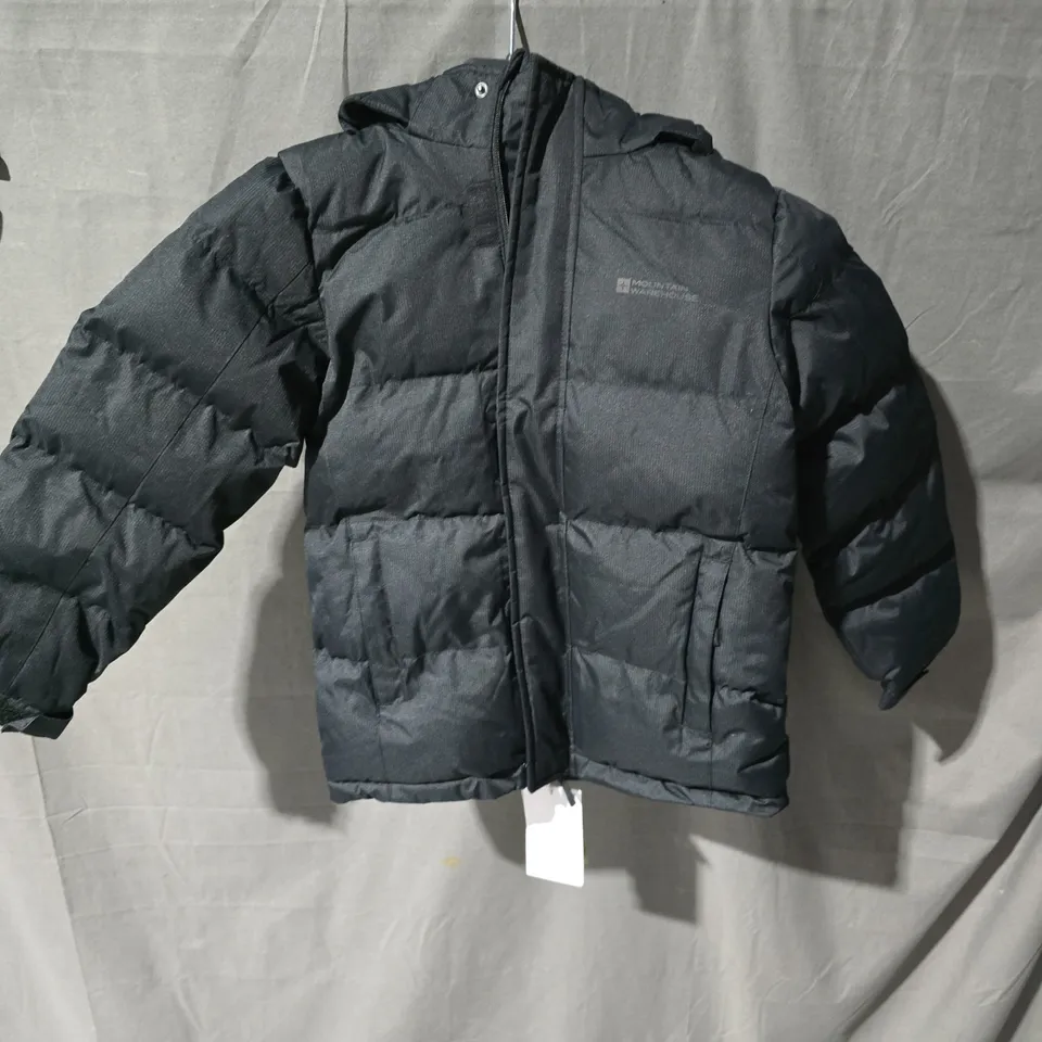 MOUNTAIN WAREHOUSE KIDS' PUFFER JACKET, BLACK, AGE 7-8