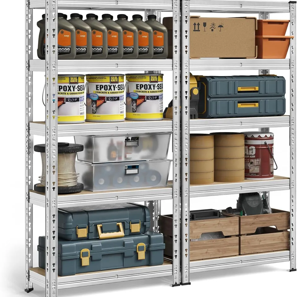 BOXED SONGMICS HEAVY-DUTY STORAGE SHELVES