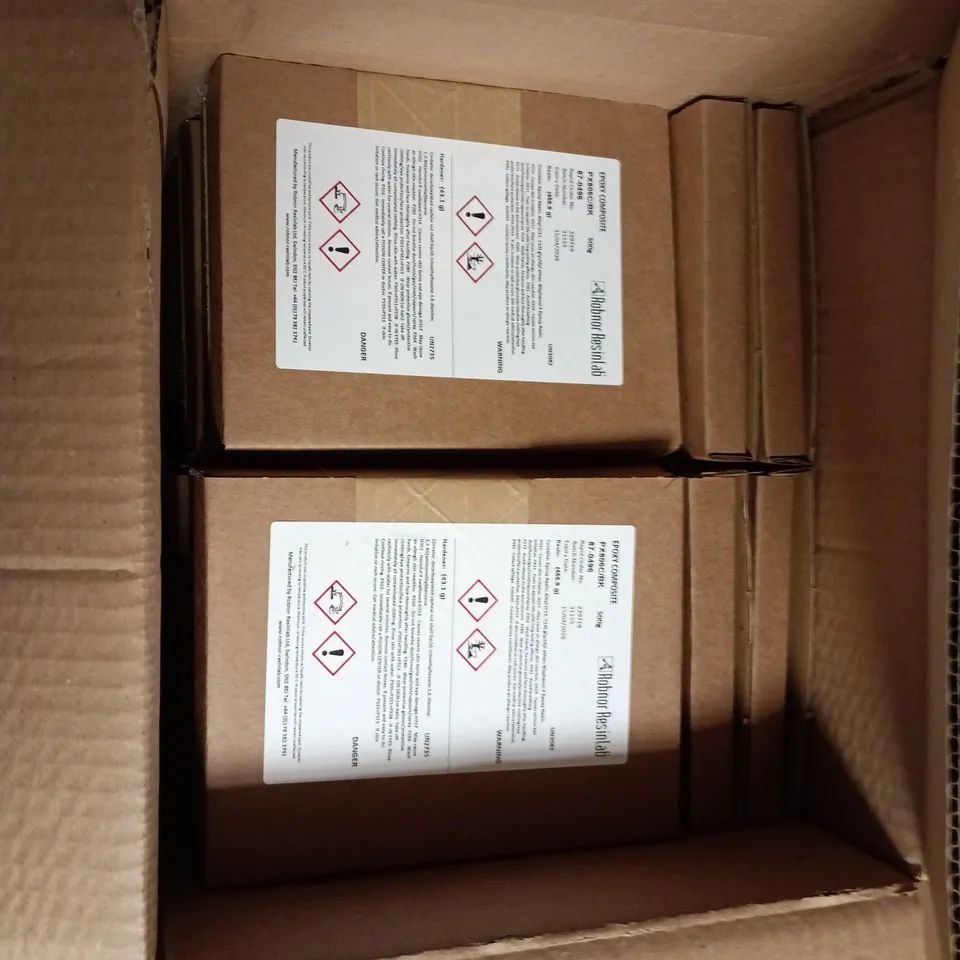 ROBNOR RESINLAB - PX806C/BK EPOXY RESIN KIT 500G – BOX OF APPROXIMATELY 20