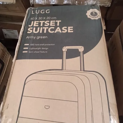BOXED LUGG TRAVEL SUITCASE