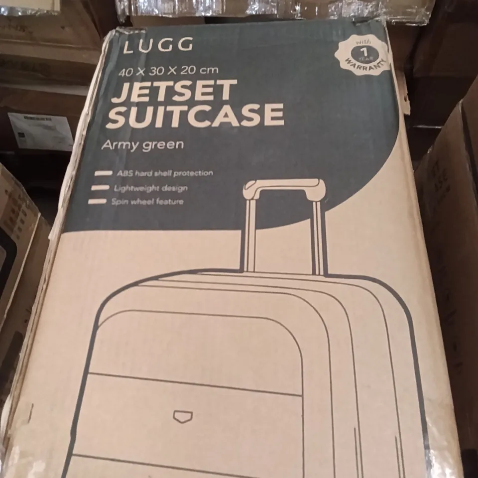 BOXED LUGG TRAVEL SUITCASE