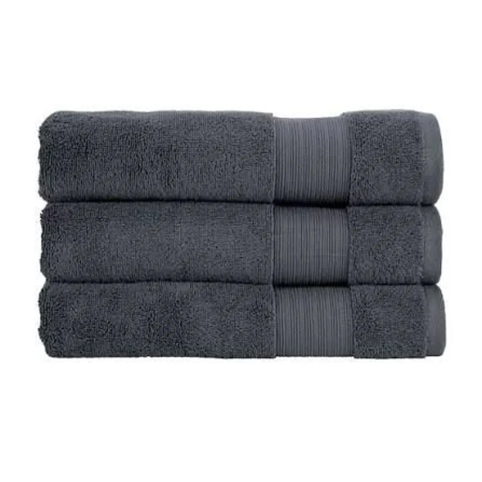 CHRISTY ORGANIC ECO TWIST CINDER HAND TOWEL (50X90CM) - 2 SINGLES