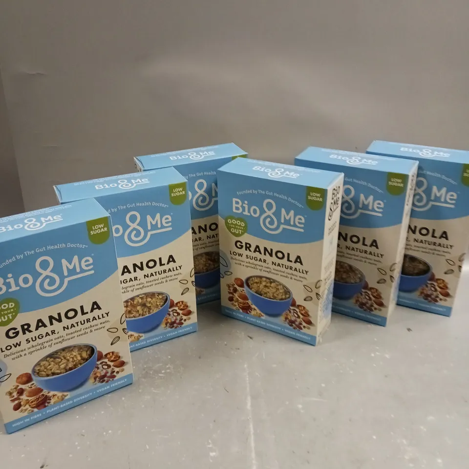 6 X BOXED BIO & ME LOW SUGAR GRANOLA - 6 X 360G