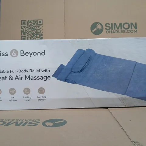 BLISS & BEYOND PORTABLE FULL-BODY HEAT & AIR MASSAGE