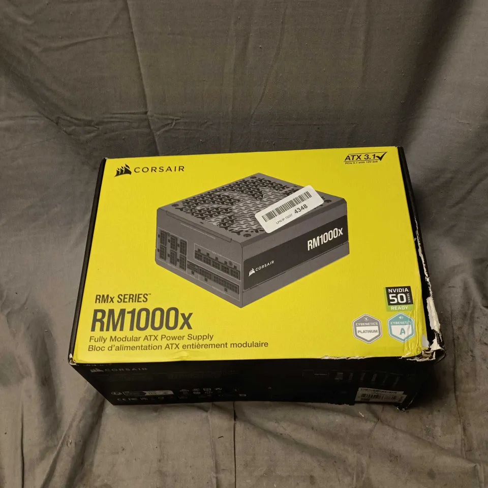 CORSAIR RM1000X FULLY MODULAR ATX POWER SUPPLY – BOXED