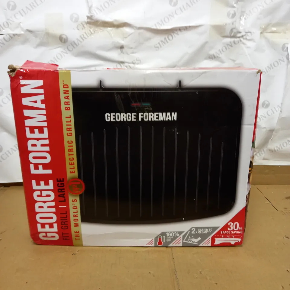 GEORGE FOREMAN LARGE FIT GRILL