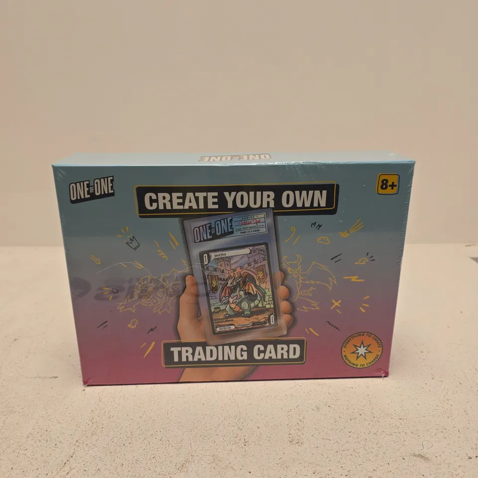 ONE OF ONE CREATE YOUR OWN TRADING CARD