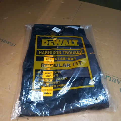 DEWALT HARRISON TROUSER SIZE 36/33