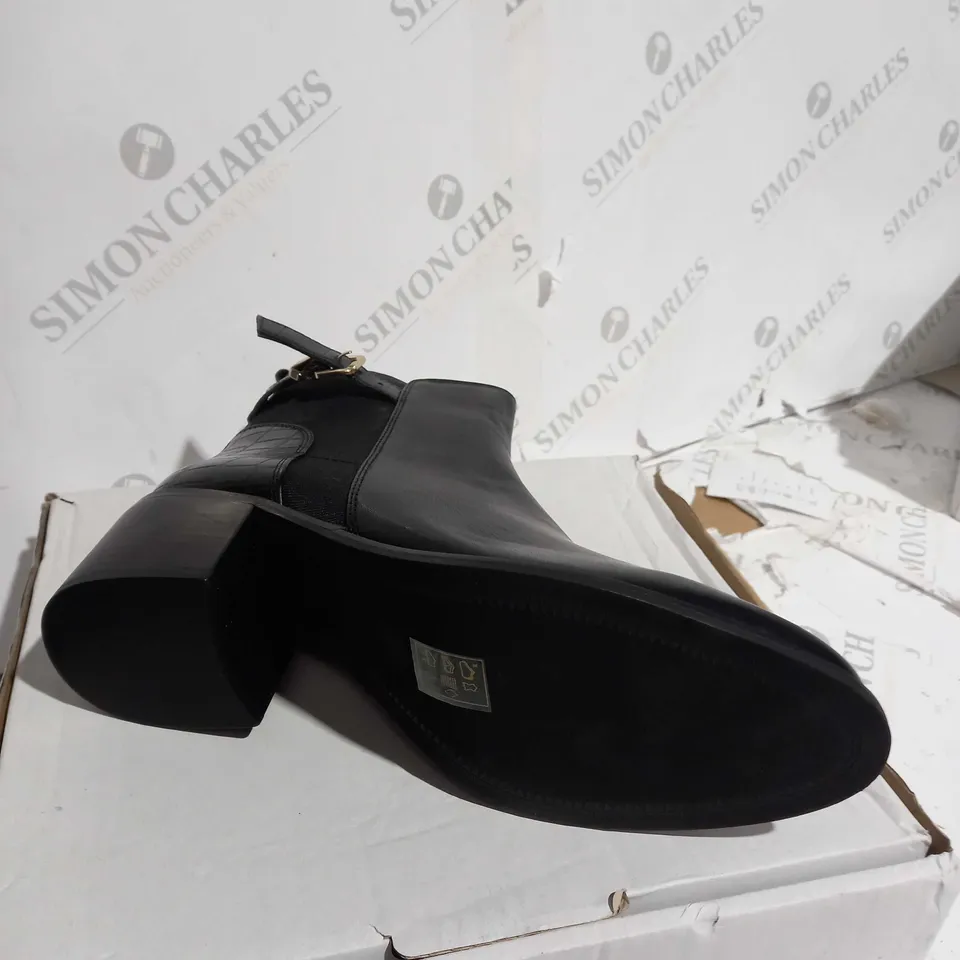 DUNE LONDON BLACK ANKLE BOOT SIZE 8/41