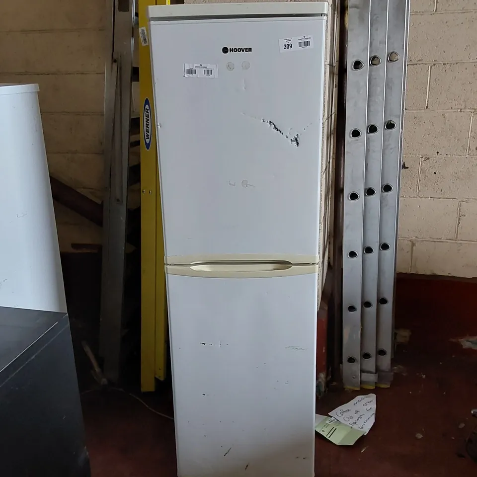 HOOVER FRIDGE FREEZER - WHITE
