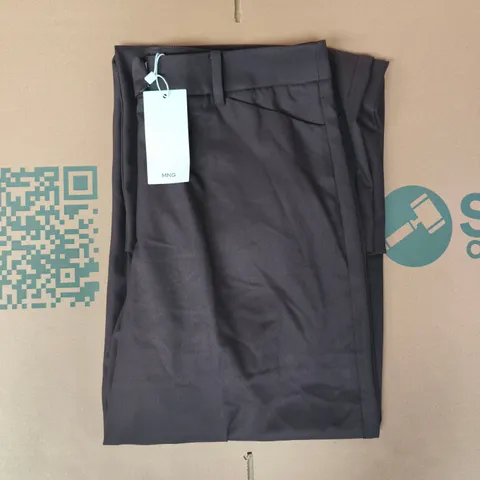 MANGO WOMEN'S TROUSERS IN CHOCOLATE SIZE UK 12
