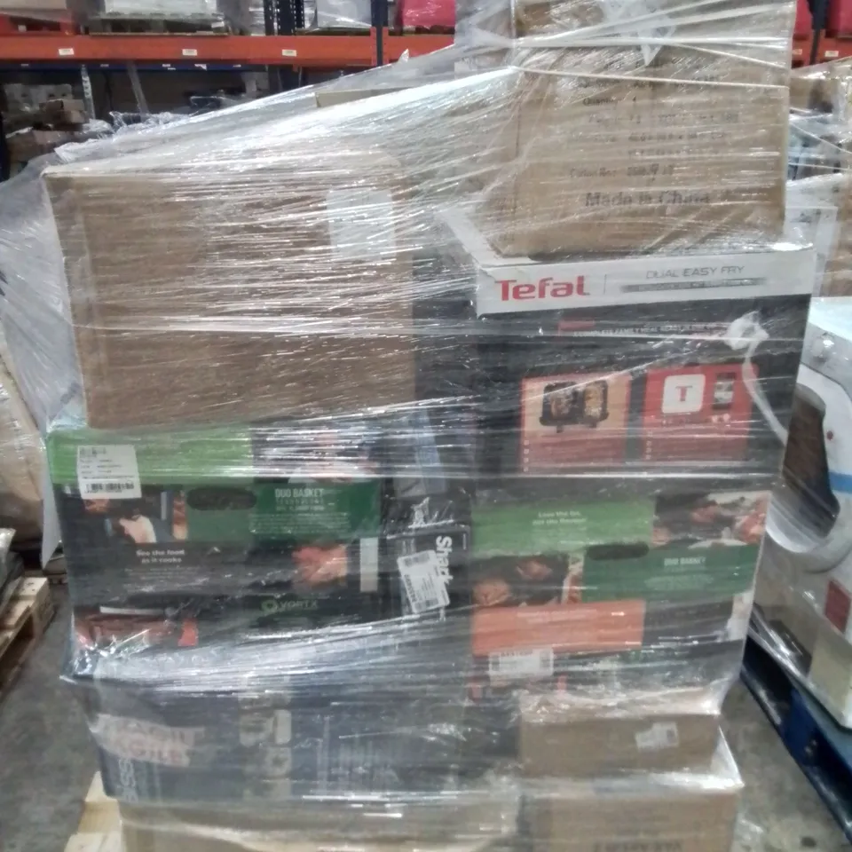 PALLET OF APPROXIMATELY 23 UNPROCESSED RAW RETURN HOUSEHOLD AND ELECTRICAL GOODS TO INCLUDE;