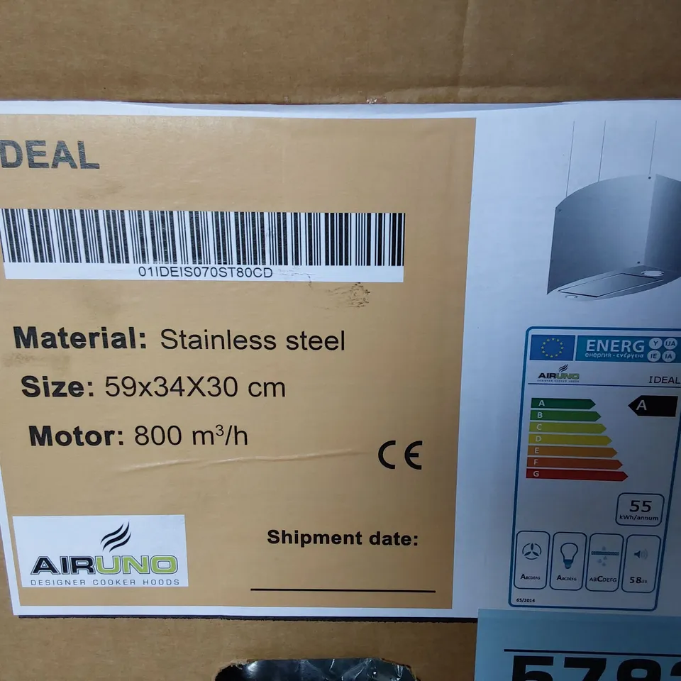 BOXED IDEAL STAINLESS STEEL COOKER HOOD 