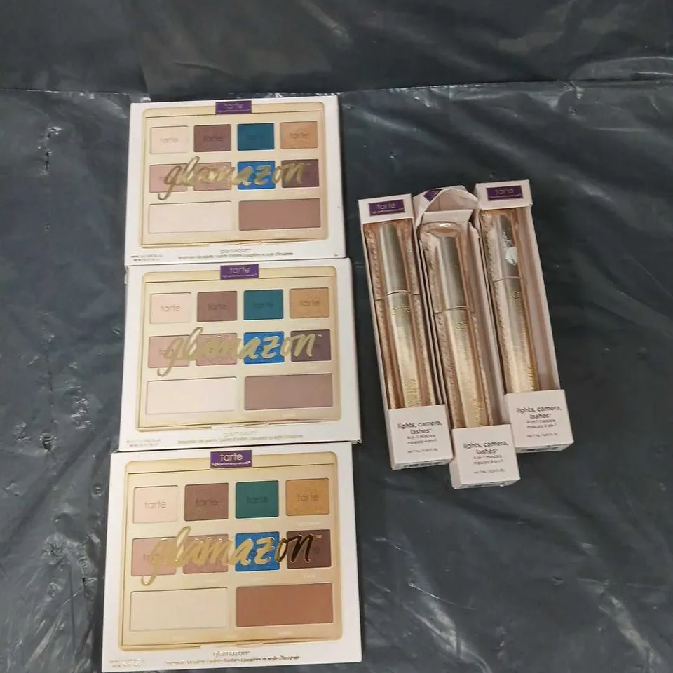 TARTE GLAMAZON CLAY PALLETE AND 4-IN-1 MASCARA X3