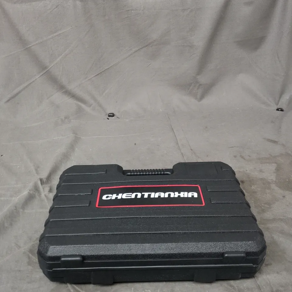 CHENTIANXIA LITHIUM ELECTRIC TOOL CORDLESS DRILL KIT IN HARD CASE