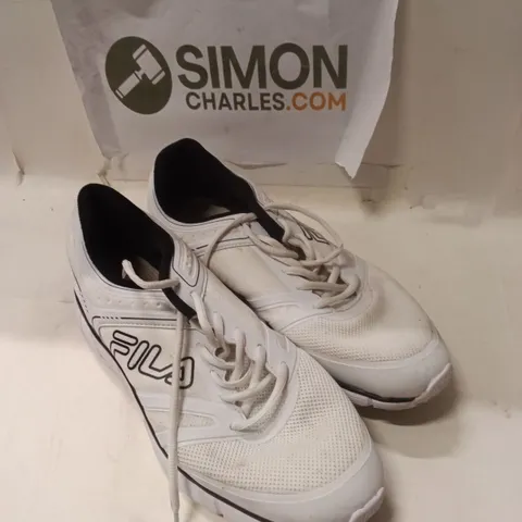 FILA WHITE ATHLETIC TRAINERS – SNEAKERS SIZE UK10 EU44.5