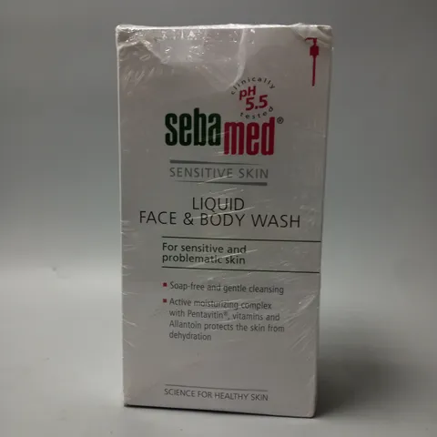 SEBAMED LIQUID FACE & BODY WASH 1L SENSITIVE SKIN | SOAP FREE | GENTLE CLEANSING
