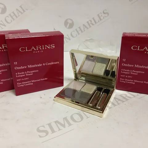 LOT OF APPROXIMATEL 23 CLARINS EYE QUARTERS IN VIBRANT LIGHT