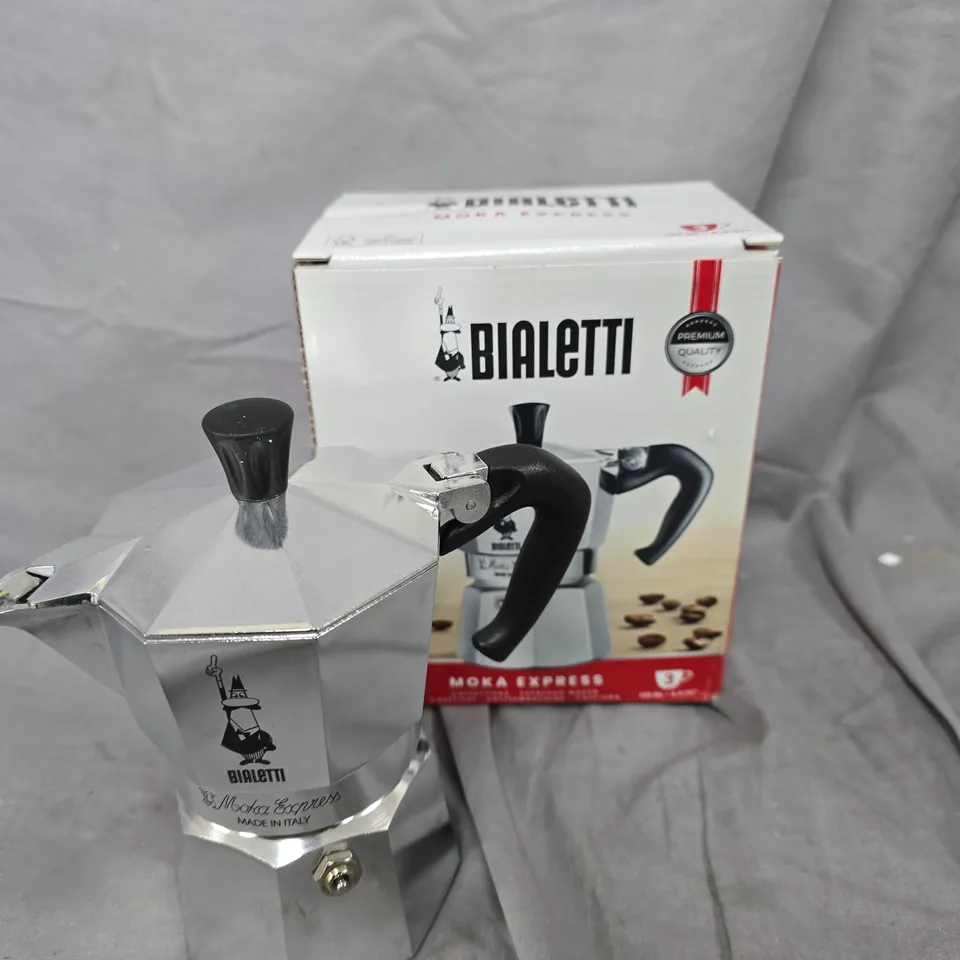 BIALETTI MOKA EXPRESS ALUMINIUM STOVE-TOP COFFEE MAKER