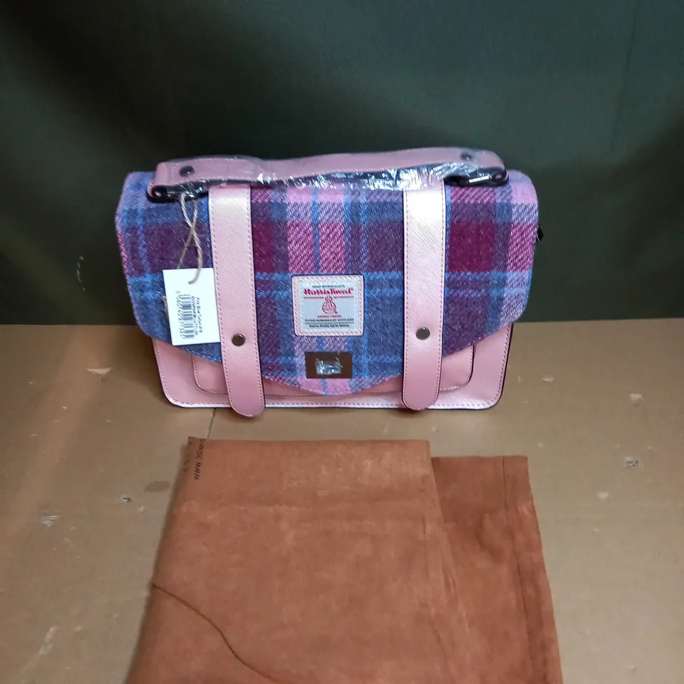 HARRIS TWEED TARTAN BAG 
