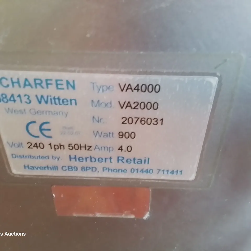 SCHARFEN ELECTRIC COLD MEAT SLICER Model VA4000